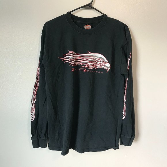 Harley-Davidson Other - Vintage HARLEY-DAVIDSON Long Sleeve Eagle T Shirt
